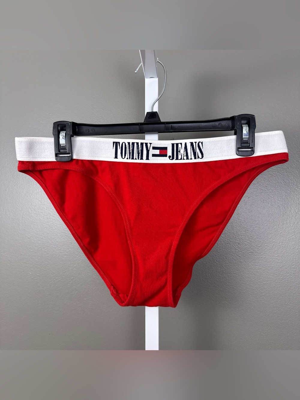 Vintage Tommy Jeans Bikini Panties Size XL Briefs Logo Spellout Tommy Hilfiger